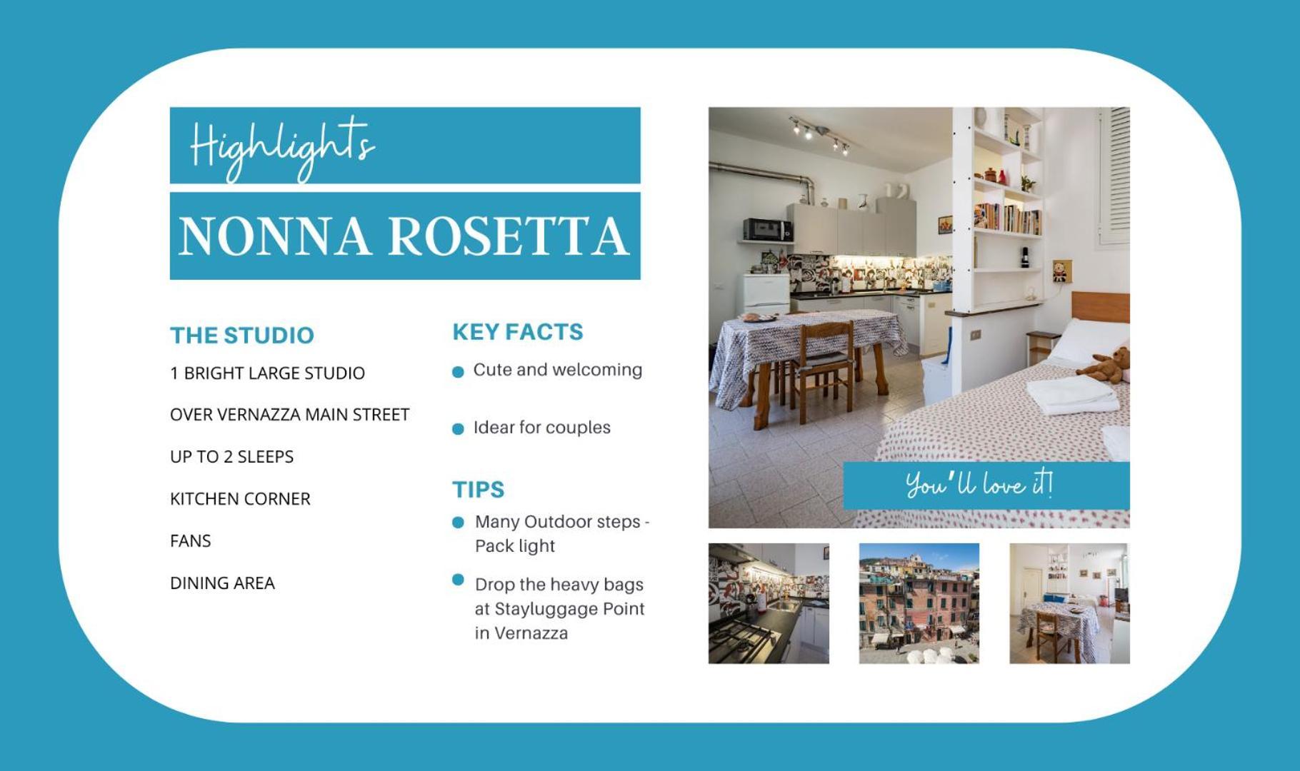 Nonna Rosetta Traditional Studio Vernazza Exteriör bild